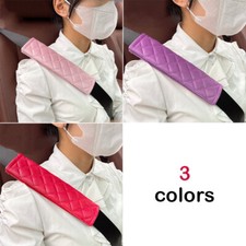1x 40-100cm Car Seat Belt Cover Plush Shoulder Strap Pad Cushion Headrest 1x 40-100cm Car Seat Belt Cover Plush Shoulder Strap Pad Cushion Headrest