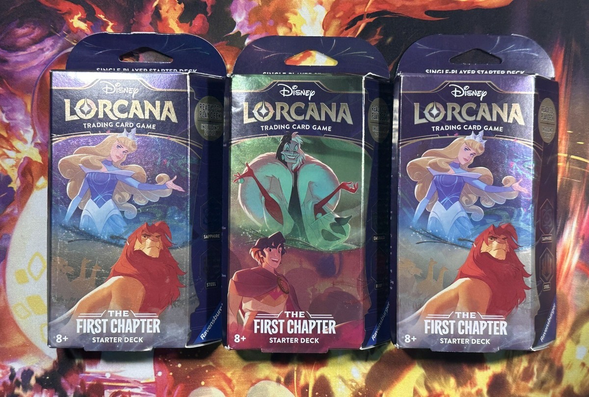 Disney Lorcana TCG The First Chapter Starter Decks New