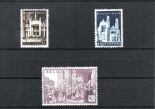 TIMBRE BELGIQUE 1952 N°876/878 NEUF** MNH