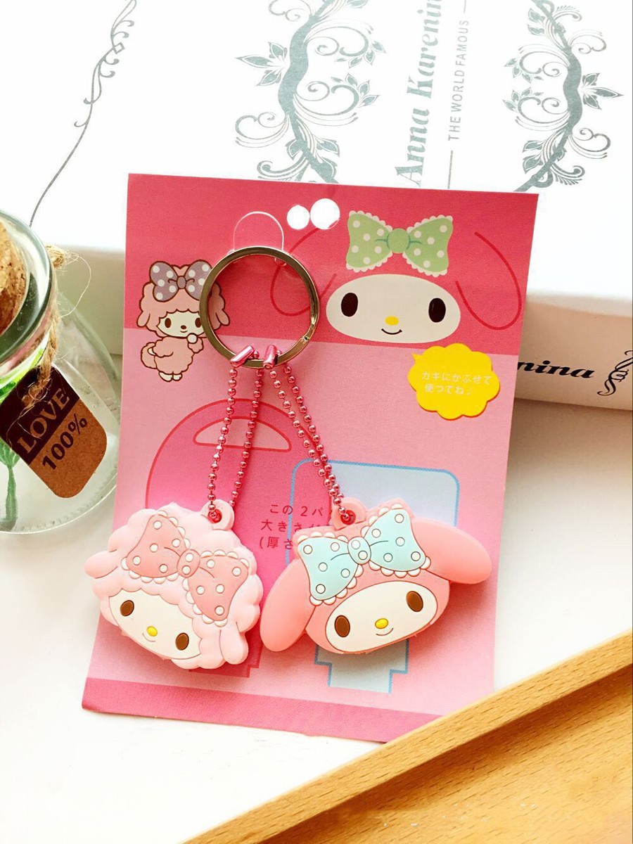 2pcs/set Cute Designs For Key Covers | Cute Keychain | Kawaii