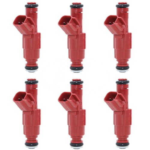 6x NEW 12Hole 24LB Fuel Injectors For Jeep Wrangler Dodge 4.0L EV6