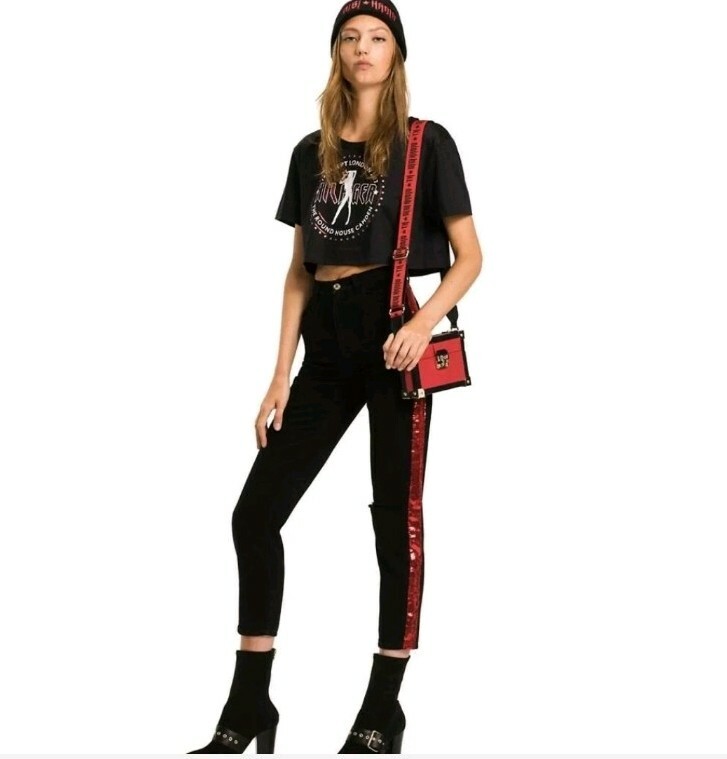 Tommy Hilfiger X Gigi Hadid Black Jeans 
