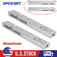 For MGB MGC GT TR6 GT6 Spitfire Midget Headrest Seat Belt Guide Tidy 2X Aluminum