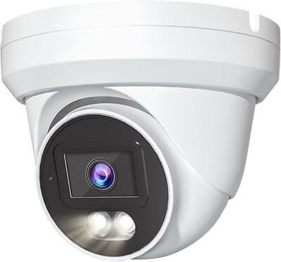 8MP (4K) 24/7 Colorvu analog Turret Camera 4in1 TVI/AHD/CVI 2.8mm (Sony Chipset)