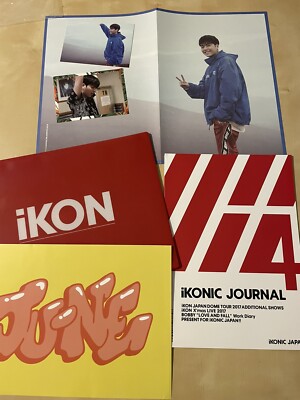 45 iKON iKONIC Journal Vol 4 & June Summertime Hawaii Jpn Items 