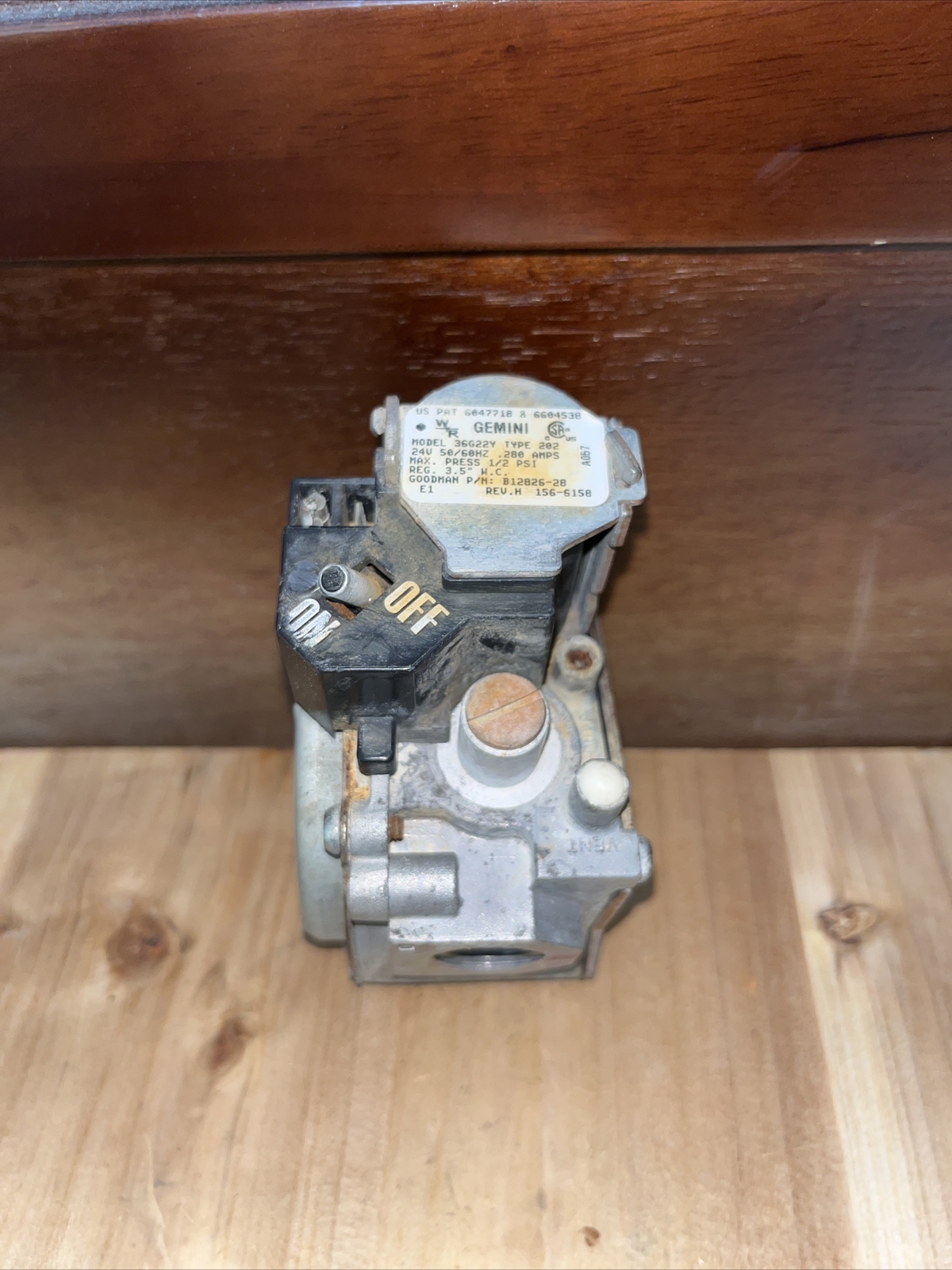 GEMINI GAS VALVE 36G22Y 202 GG305 eBay