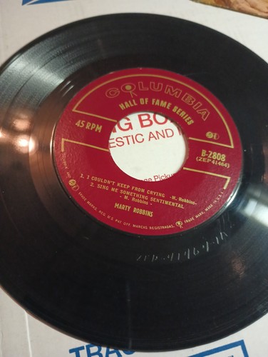 VG+ Vinyl Marty Robbins (4 Songs) 45 Picture Sleeve - Picture 4 of 4