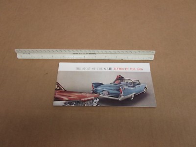 1960 60 Plymouth Fury Belvedere Savoy Suburban sales brochure literature 24 page