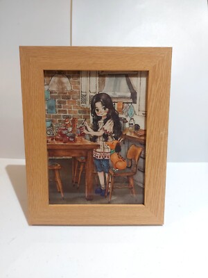 5 Holzrahmen Home Vintage Dekoration Wand Freistehend Küche Konvolut 