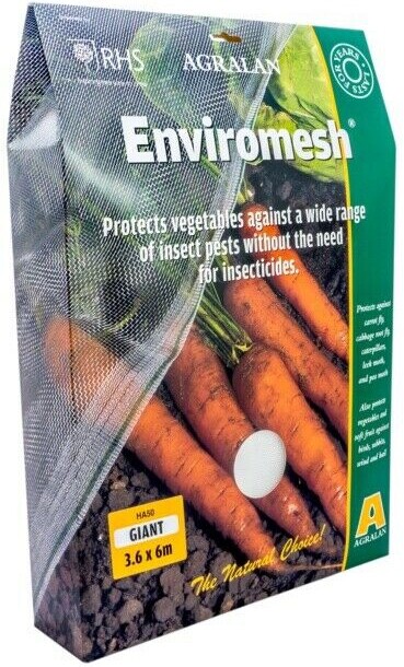 Agralan Enviromesh Protect Plant Vegetables from Pests Animals Frost - 3.6m x 6m
