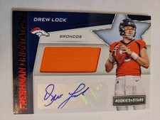 2019 Rookies&Stars Freshman Orientation Jersey Autograph #FO-DL Drew Lock 42/66
