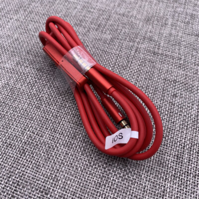 Original FIIL AUX kabelgesteuertes Kopfhörerkabel mit Mikro Audiokabel iOS rot
