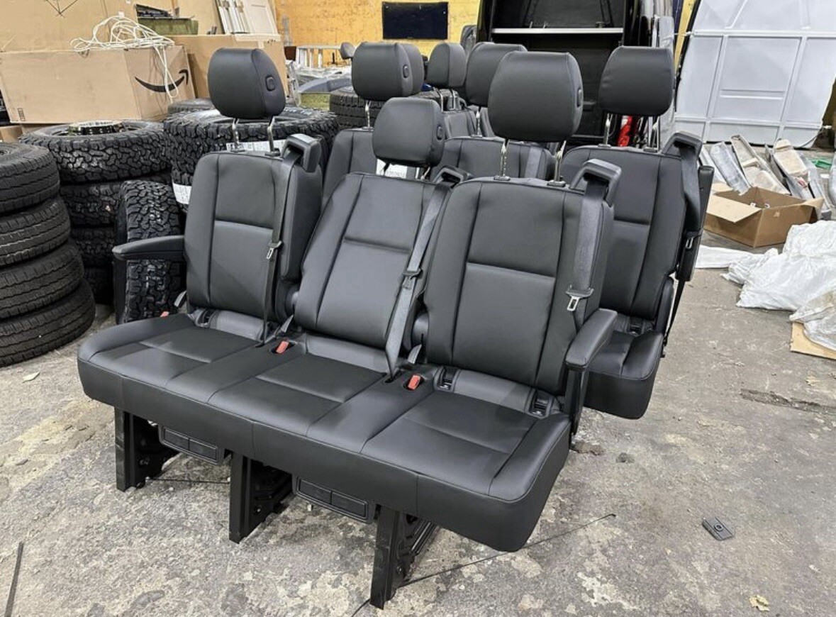 Sprinter Bench Reclining 2019-2025 Reclining Mercedes-Benz Sprinter Seat Limousine 3-Passenger ...