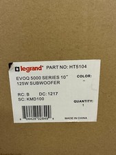 Legrand - Onq 10 Inch Amplified Subwoofer 5000 Series Floor Standing Speaker