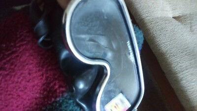 Scubapro tempered vintage goggles. Adjustable. Made in Italy