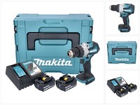 Makita Dhp 489 Rmj Akku Schlagbohrschrauber 18 V 73 Nm + 2X Akku 4,0 Ah + Lader