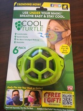 Cool Turtle For Face Mask Helps keep you cool and dry 6 pack