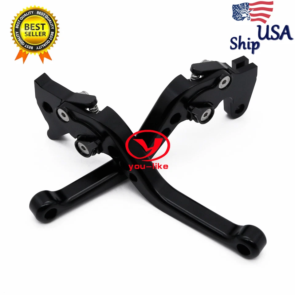 Mano de palanca de embrague de freno corto ajustable CNC para Yamaha FZ-09/MT-09/SR 2014-2020 Foto 4 de 4