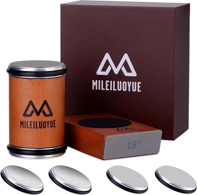 Knife Sharpener Tool Rolling Sharpener Kit Ceramic Disc Sharpeners 15 20° Angles