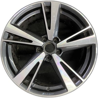 Audi 19x8.5 Rs3 BLACK REAR Wheel OEM Rim Factory Stock 2017-2020