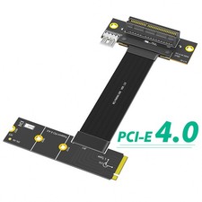 M.2 Key M 4.0 to PCI-e 4.0 4X 180  Adapter Card Riser Extension Cable For NVME