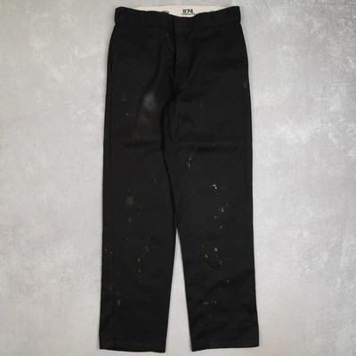 Dickies Vintage Workwear Painter Trousers W34 X L32 Men's Black Prep