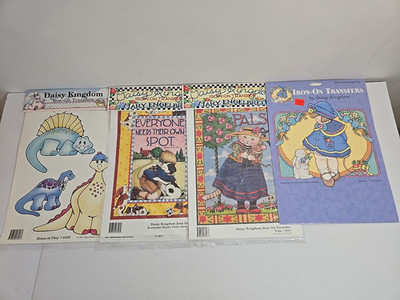 Daisy Kingdom Vintage Iron On Transfers Mary Engelbreit Mixed Lot of 4