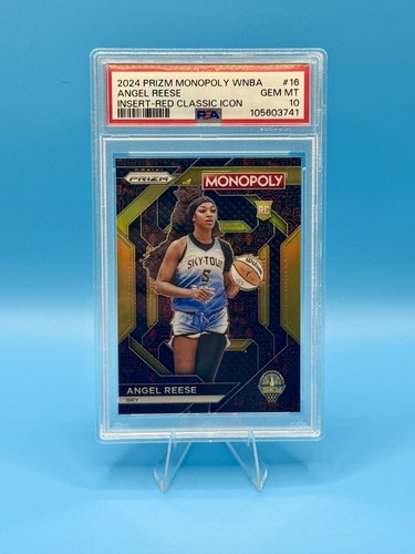 2024 Panini Prizm Monopoly WNBA - Prizm Angel Reese #16 Red Classic Icon PSA 10