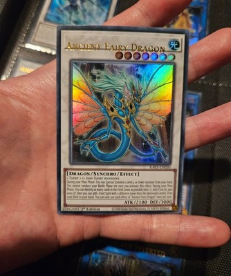 yugioh misprint name shift ra01 1st ancient fairy dragon ultra rare