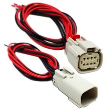 8-PIN Female and Male LED Headlights Connector Compatible with Dodge Durango