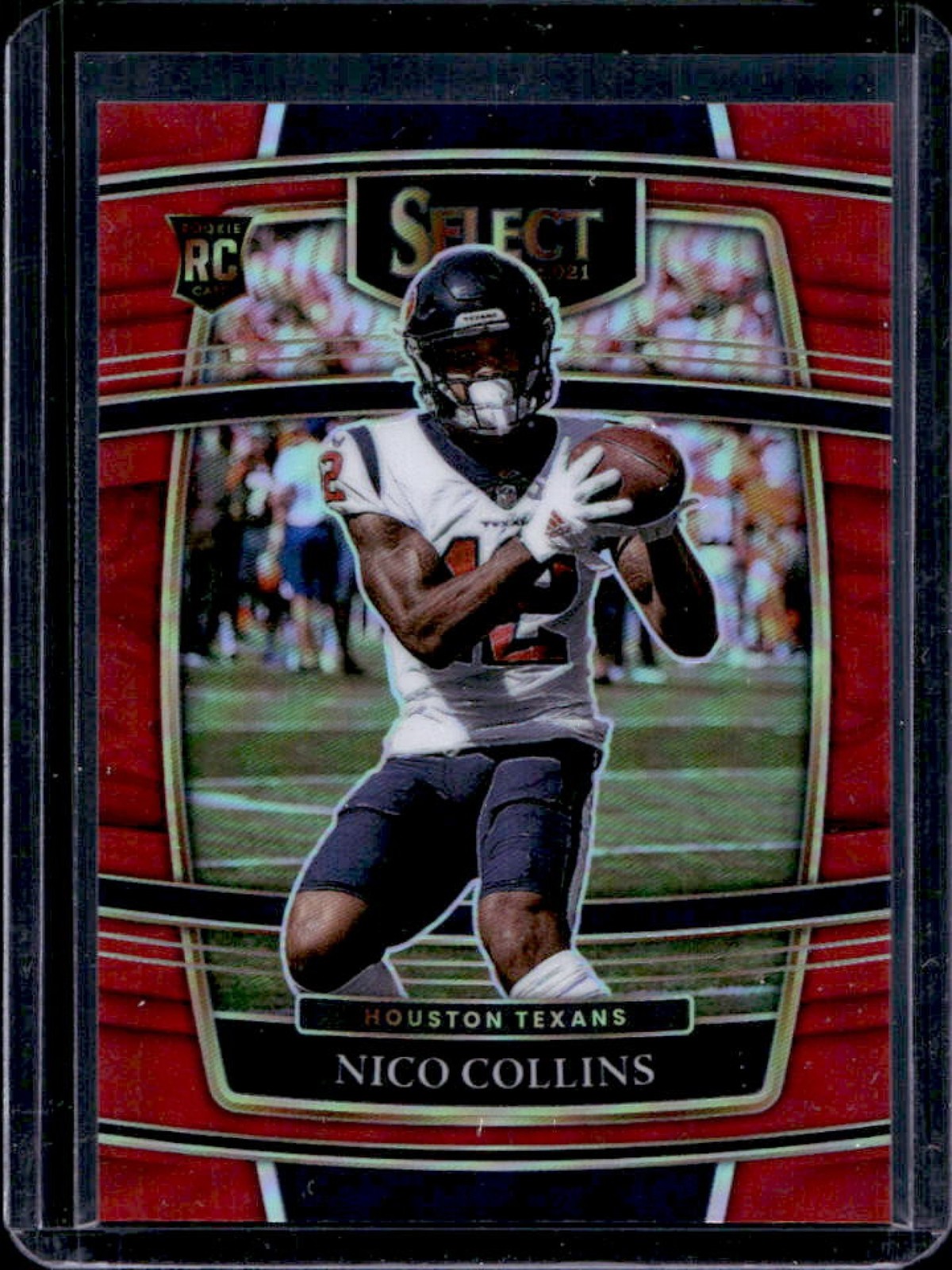2021 Select Nico Collins RC Red Prizm Concourse #29/99 Texans