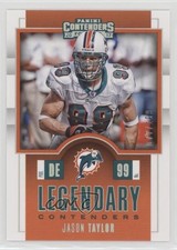 2017 Panini Contenders Legendary Silver 77/199 Jason Taylor #LC-2 HOF 9gt