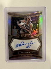 2025 Panini Select WNBA Marquesha Davis Auto Silver Prizm Liberty Signatures SP