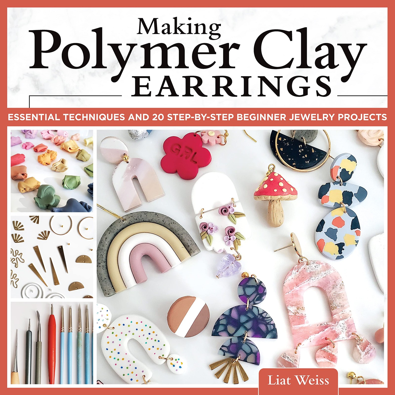 Making Polymer Clay Earrings: Essential Techniques and 20 Step-by-Step Beginner - Image 5