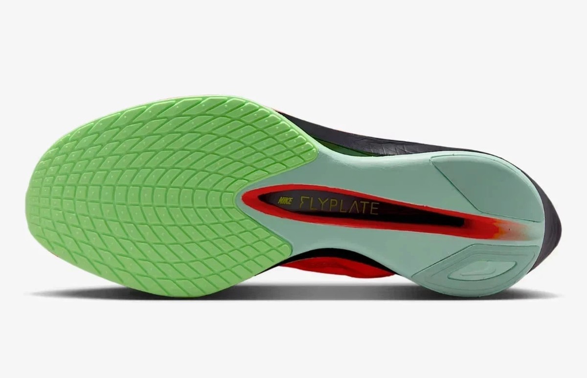 Nike Zoomx Vaporfly Next% 4 Men\'s Size 12 Bright Crimson Lime Blast HF6414 600 NIKE ZOOMX VAPORFLY NEXT% 4 “BRIGHT CRIMSON MINT FOAM CAVE  main image 4