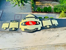 New western states Heavyweight wrestling champion Belt 2MM