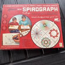 Vintage 1967 Kenners Spirograph Red Drawing S...