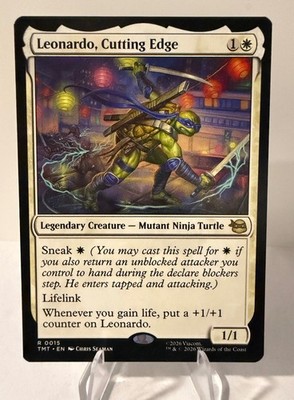 Leonardo, Cutting Edge R Teenage Mutant Ninja Turtles 15 NM