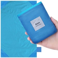 Ainiv Picnic Blanket, Mini Pocket Beach Mat 55.1 x 70.8IN 3-5 People Foldab...