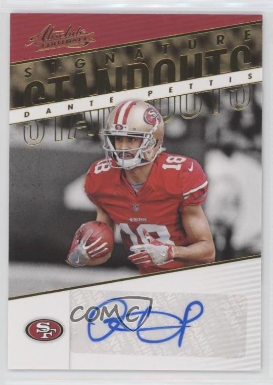 Dante Pettis #SS-DP 2018 Panini Absolute Football Signature Standouts