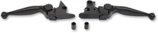 PSR Journey Adjustable Lever Set - Black Motorcycle Street Bike 12-00606-22