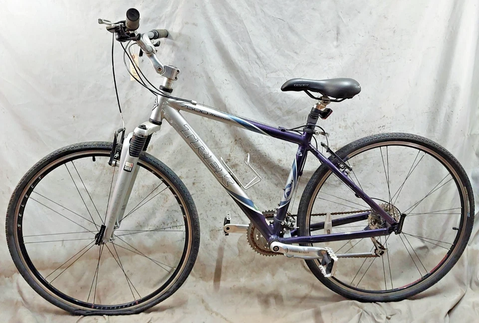 2008 Trek Multitrack 7500 Comfort Hybrid Bike Medium 17" USA Made Deore LX Cafe~ - Image 2 of 4