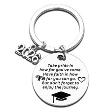 2026 Graduation Gifts for Him Her, Class of 2026 Graduation Keychain, Inspiratio
