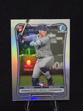 2026 Bowman Chrome Kazuma Okamoto Red Rookie Refractor SP #28 RC Blue Jays