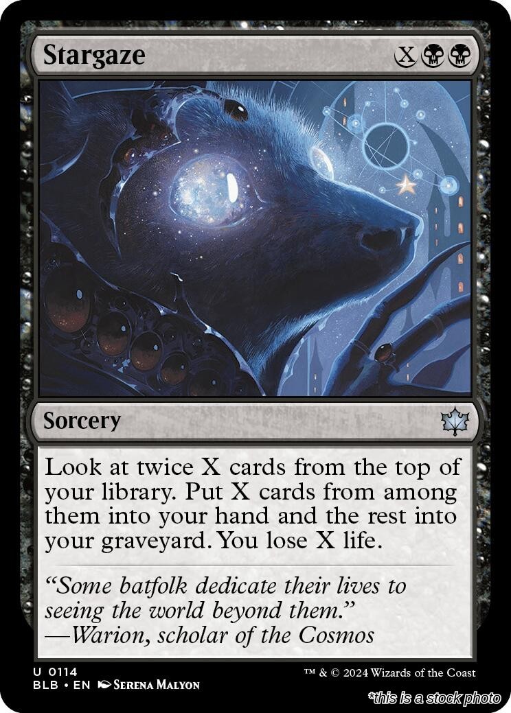 Stargaze BLB 114 MTG Bloomburrow Uncommon EN NM