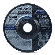 Depressed Center Metal Grinding Wheels for Angle Grinders, 5  x 1/4  x 7/8  -...