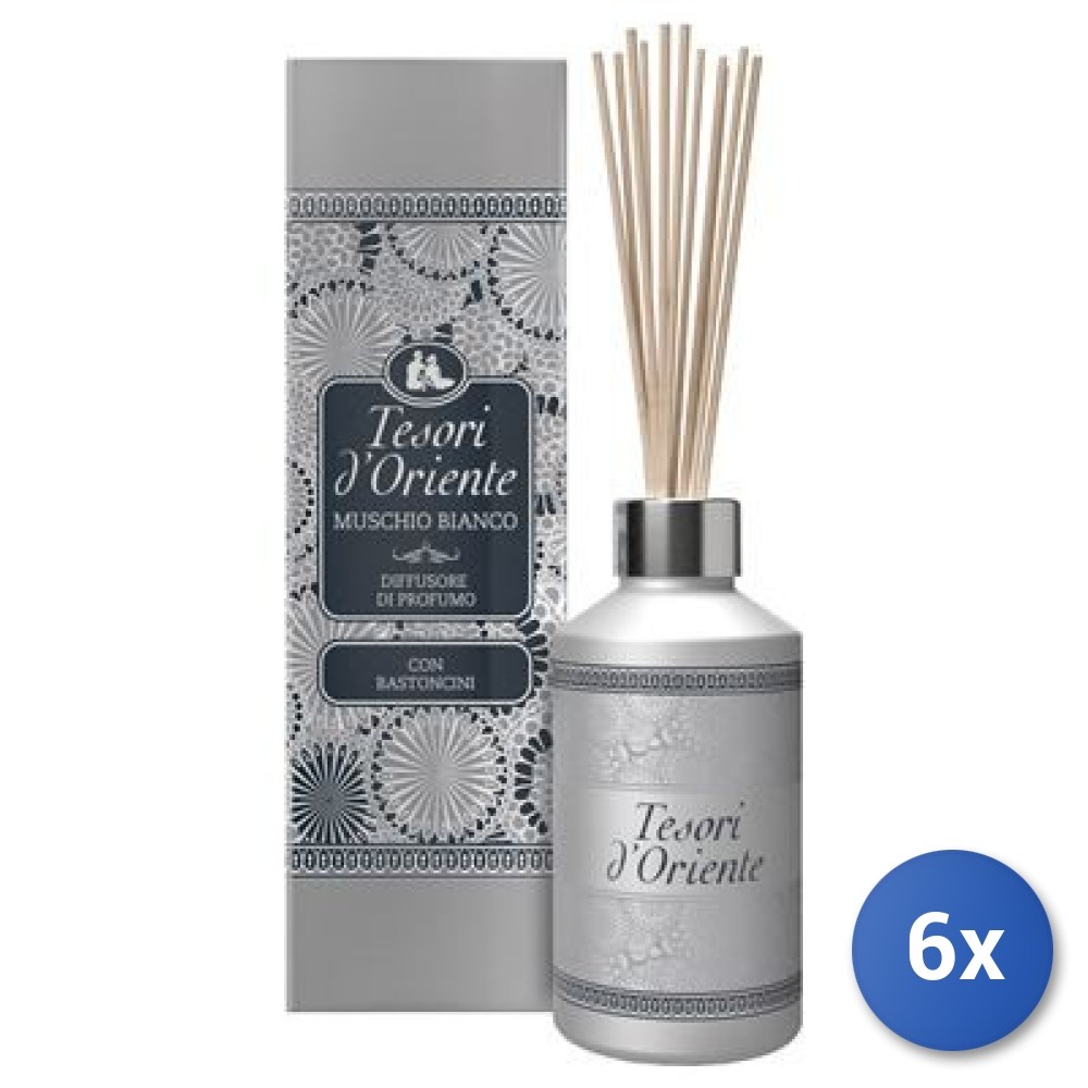 Tesori D'Oriente Muschio Bianco 6x 200ml: Il Rituale dei Sensi