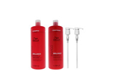 Wella Invigo Brilliance Shampoo  Conditioner for Fine Hair Liter set  PUMPS
