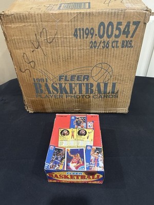 1991-92 Fleer Basketball Wax Box 36 Packs Sealed Case Fresh