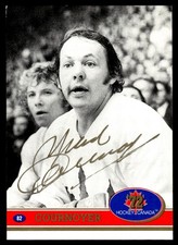 1991-92 Gold SWIRL Auto 1972 Team Canada Future Trends #82 SP YVAN COURNOYER